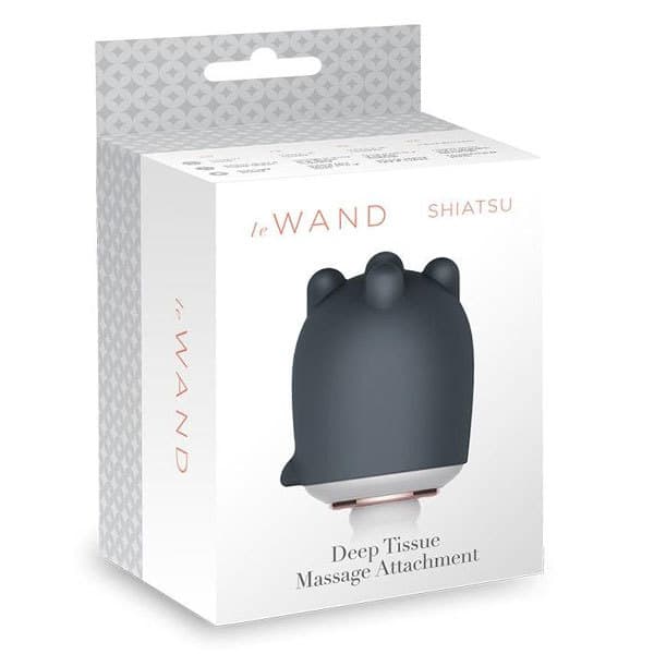 Le Wand Shiatsu Deep Tissue Attachment (Grey) Box